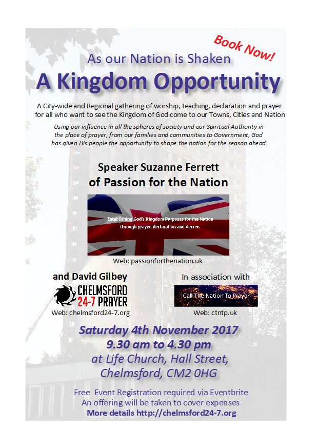A Kingdom Opportunity - publicity flyer snip