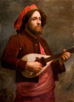 Watts, George Frederic, 1817-1904; The Wandering Minstrel