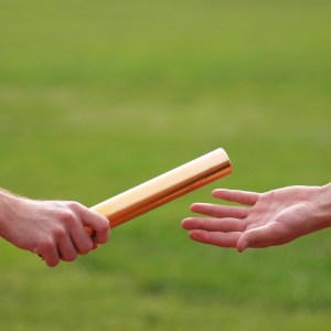 passing baton
