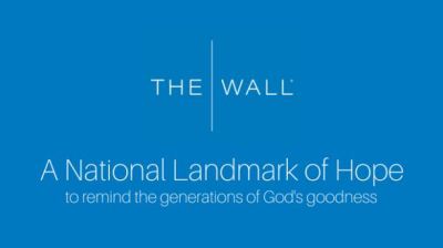 The Wall with wording