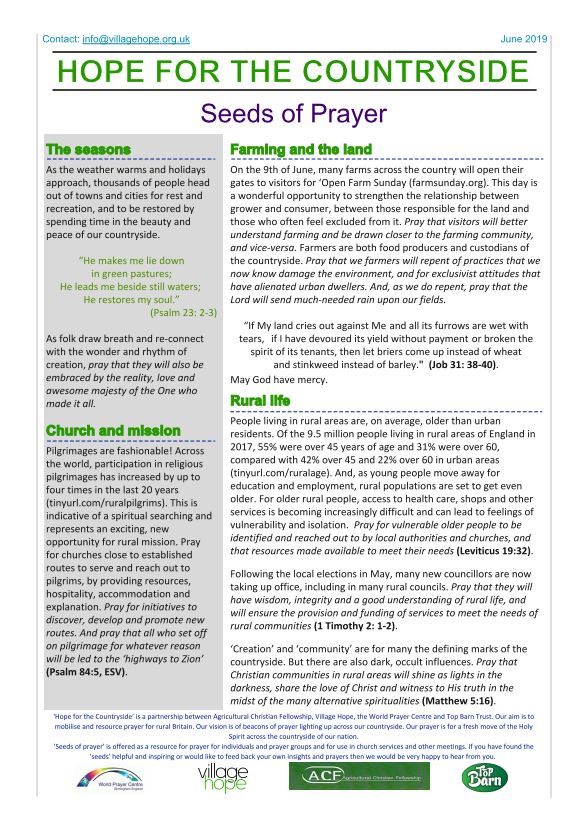 Hope for the Countryside - June 2019