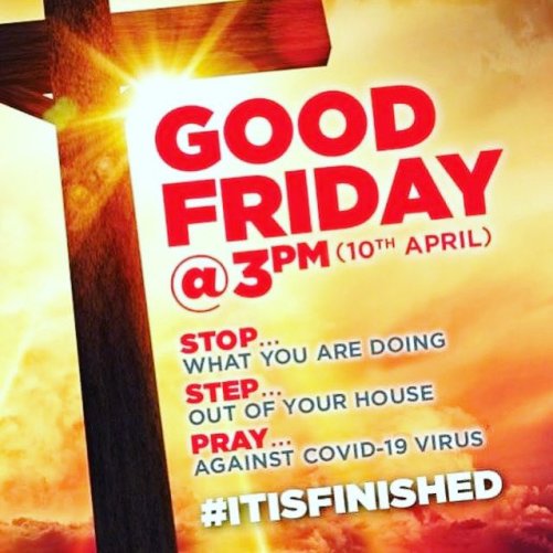 United in prayer Good Friday 2020 large